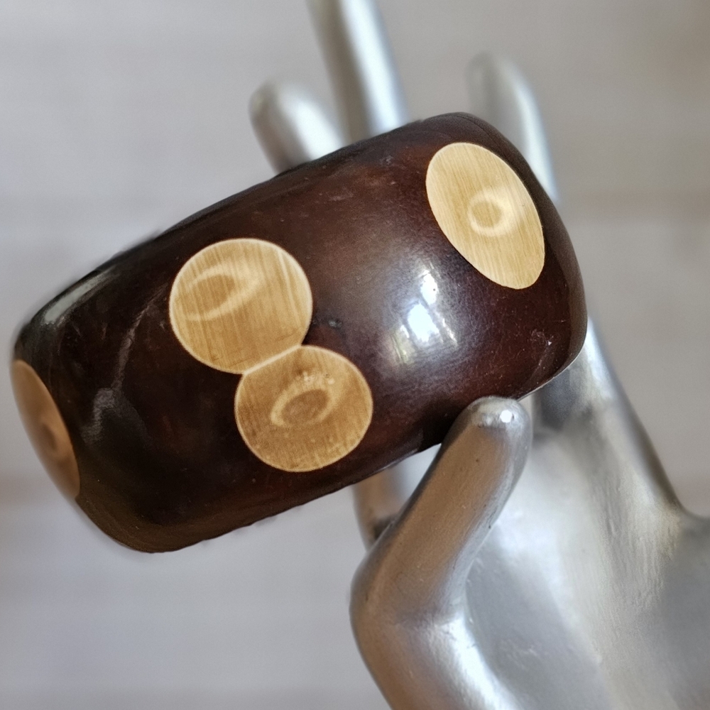Vintage Horn Bracelet. Carved Horn Jewelry. Boho Bracelet.